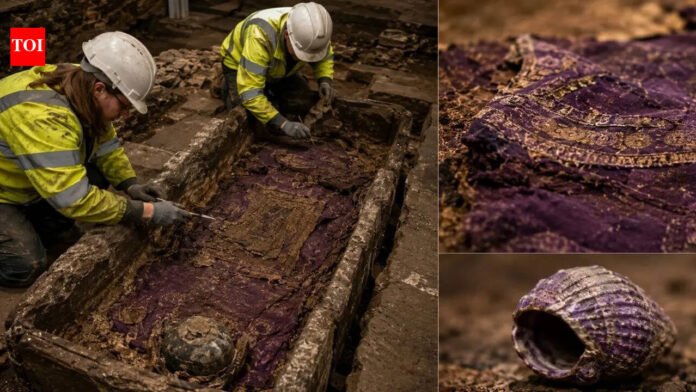 1,700-year-old Roman tomb finds dye more valuable than gold in coffin sealed for centuries

