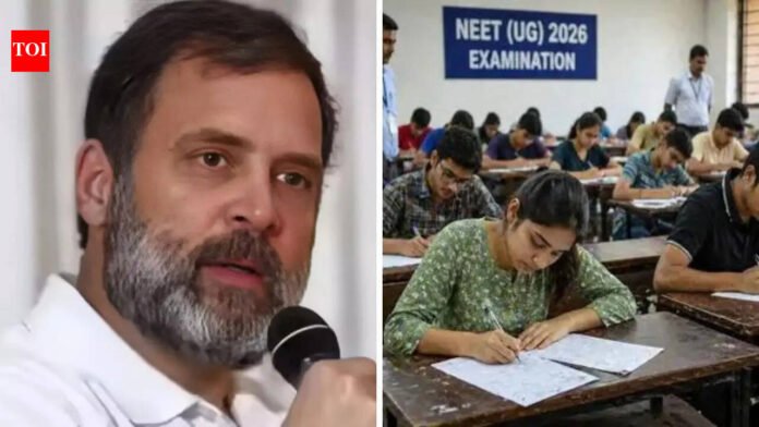 'Amrit Kar has turned into Vish Kar': Rahul Gandhi after NTA cancels NEET (UG)

