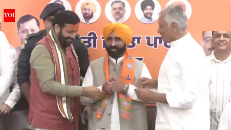 Another setback for AAP: Punjab CM Bhagwant Mann’s cousin Gyan Singh Mann joins BJP ahead of polls