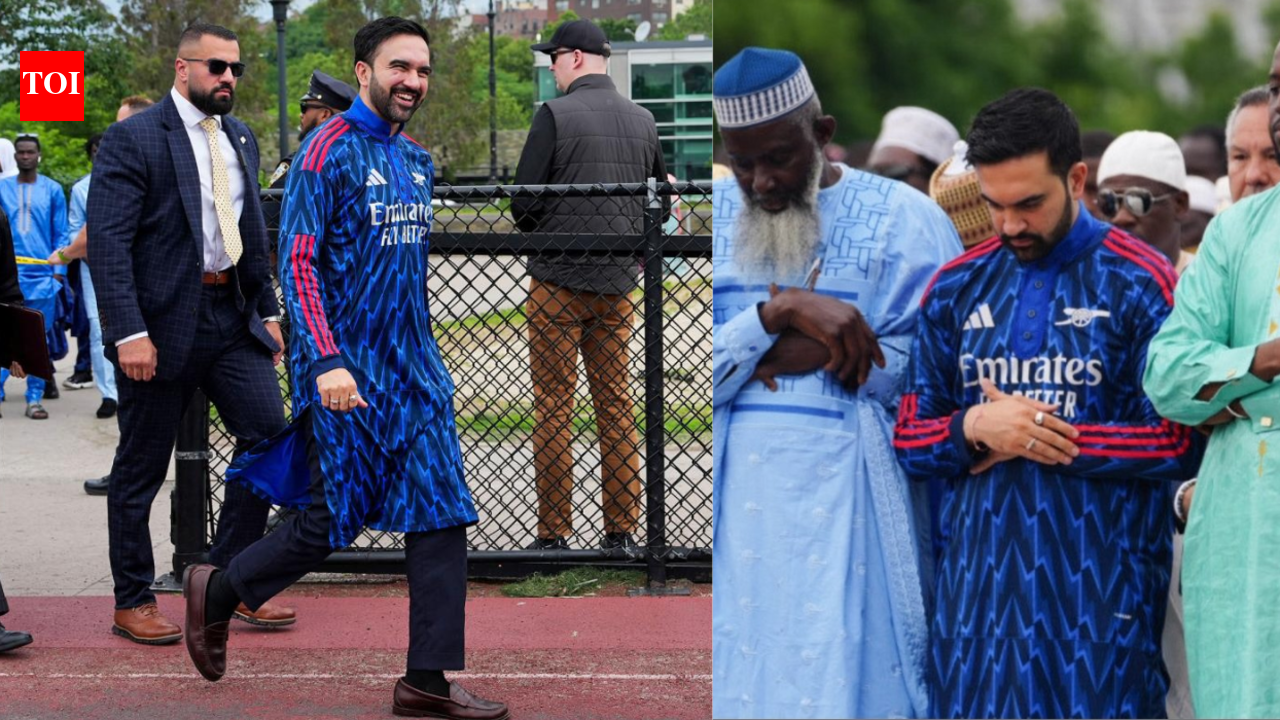 Arsenal Toby Eid? Zohran Mamdani goes viral in bold football-themed outfit during Eid al-Adha celebrations | Football News