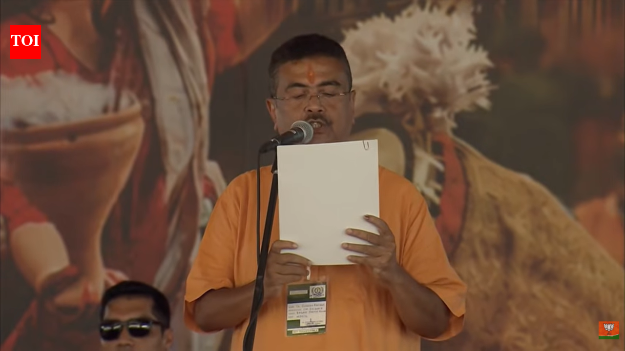 BJP’s ‘Sonar’ era begins in West Bengal: Suvendu Adhikari sworn in as chief minister – Top Developments