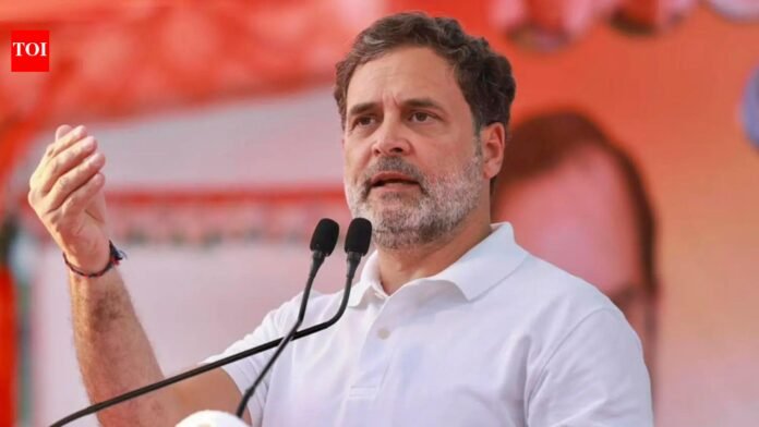 'Bigger theft, bigger reward': Rahul Gandhi's 'chor bazaar' slams BJP, EC, blames former Bengal CEO Manoj Agarwal's appointment as chief secretary

