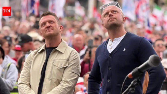 Dozens arrested at Tommy Robinson march in London; Elon Musk calls UK 'prison island'

