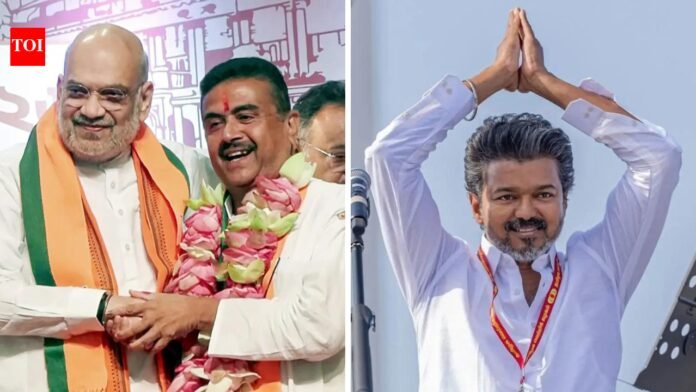 Evening News Report: Suvendu Adhikari to become West Bengal Chief Minister; TVK's Vijay gets majority in Tamil Nadu and India more

