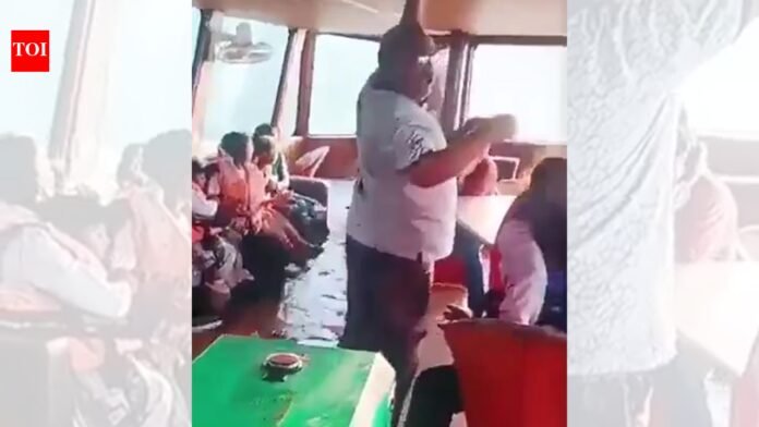 Frantic wait for life jackets: Video captures panic and chaos before MP cruise ship capsizes

