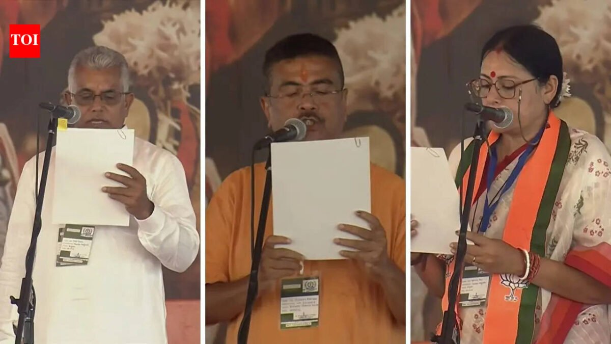 From Dilip Ghosh to Agni Mitra Paul - What the BJP's first West Bengal cabinet looked like