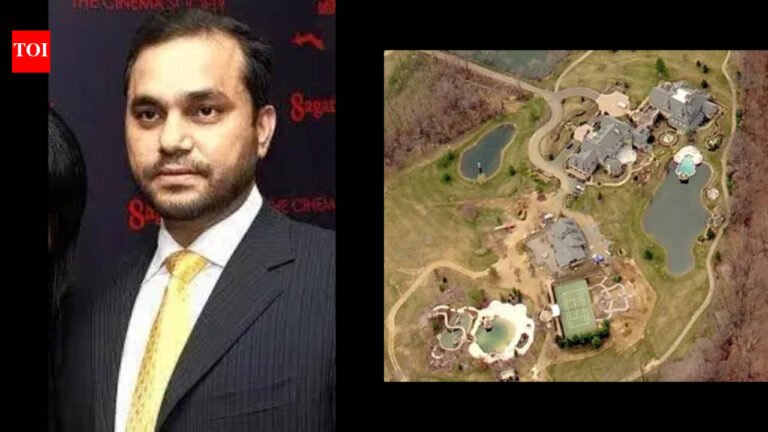His New Jersey mansion has a saltwater pool surrounded by imported sand