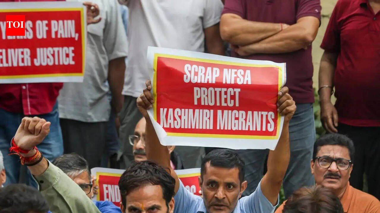 Kashmiri Pandits protest against incorporation of relief ration into food security law, call out conspiracy theories