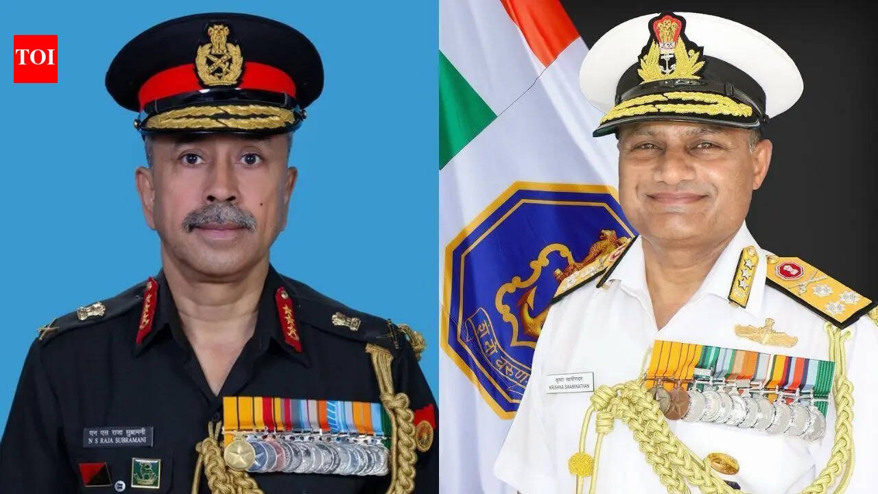 Lt Gen NS Raja Subramani appointed as next CDS; Lt Gen Krishna Swaminathan to lead Navy
