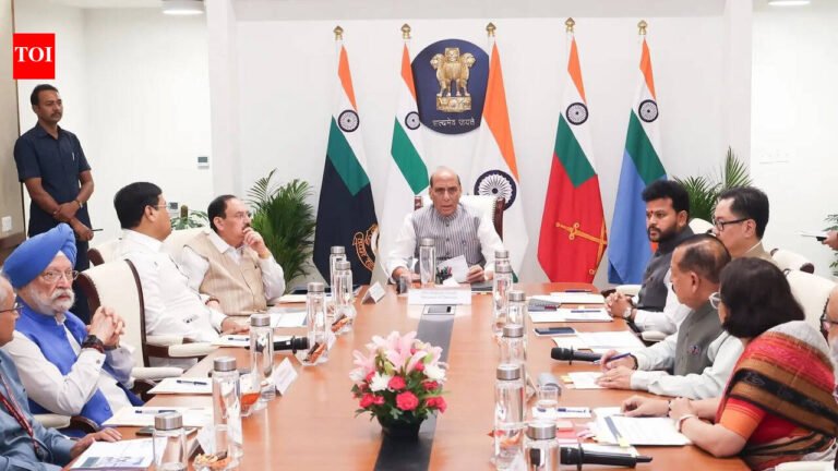 No shortage of petroleum products, avoid panic but follow PM’s advice to save fuel: Rajnath at iGoM meeting