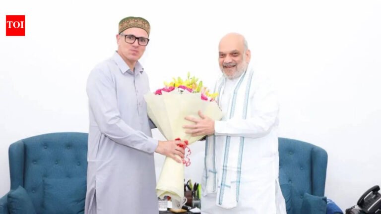 Omar Abdullah meets Amit Shah to discuss J&K’s statehood