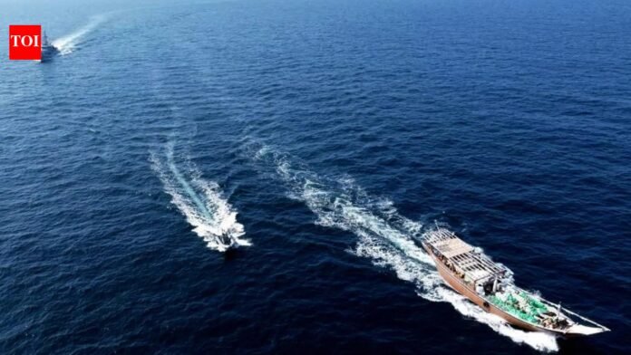Pakistan Navy responds to distress call and assists Indian ship stranded in Arabian Sea

