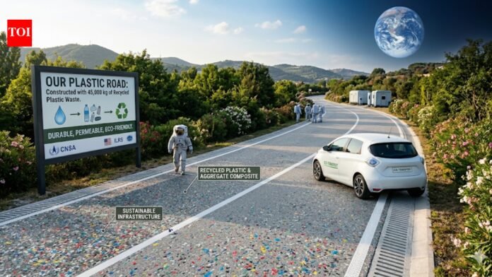 Plastic roads in Nepal: Nepal’s ‘garbage roads’: Turn plastic waste into roads for cleaner cities | World News

