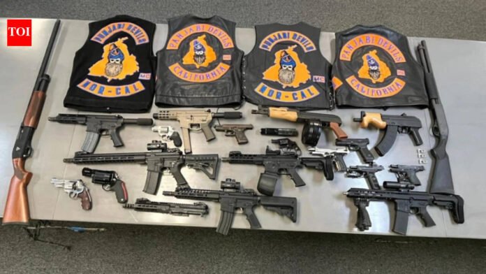 Punjab Devils motorcycle gang founder Jashanpreet Singh jailed for more than 5 years in California after police seized illegal weapons

