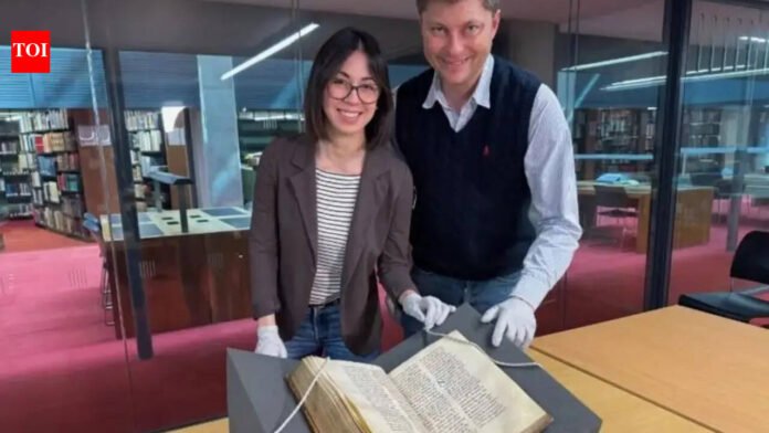 Scientists are shocked after discovering oldest English poem by an agricultural worker in a medieval manuscript in Rome


