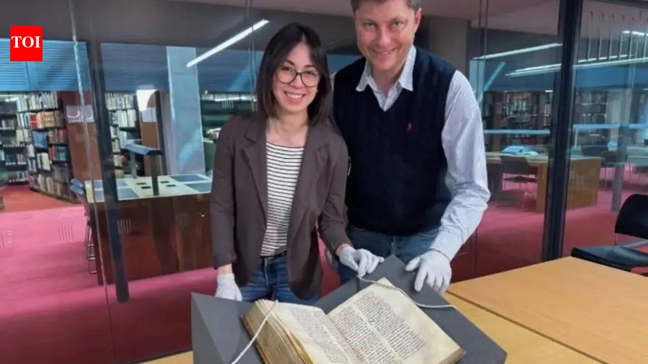 Scientists are shocked after discovering oldest English poem by an agricultural worker in a medieval manuscript in Rome