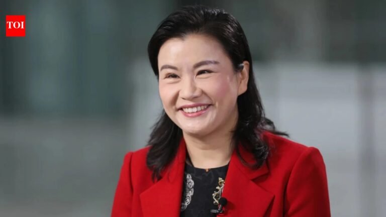 She once worked in a glass factory and now runs a $26 billion company and attends state dinners in China with Elon Musk and Tim Cook
