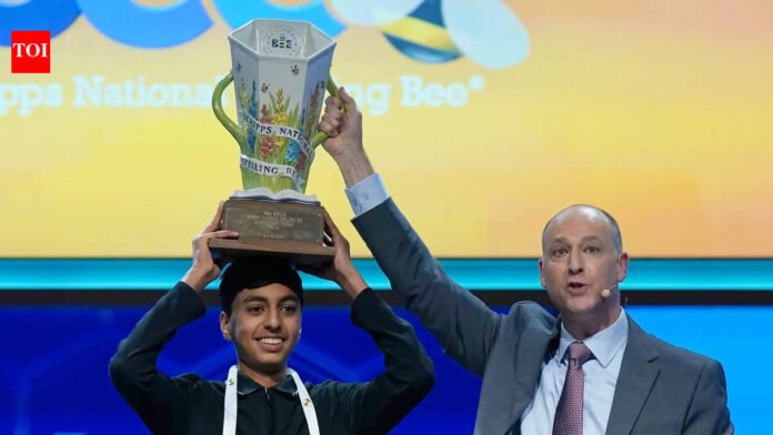 Shrey Parikh: Meet Shrey Parikh: 14-year-old Indian-origin spelling bee champion who spelled 32 words in 90 seconds | World News

