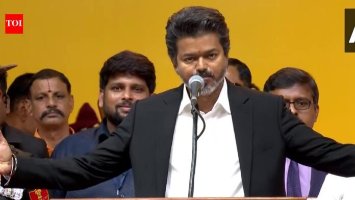 TVK ends decades of DMK-AIADMK dominance, actor-politician Vijay sworn in as Tamil Nadu chief minister


