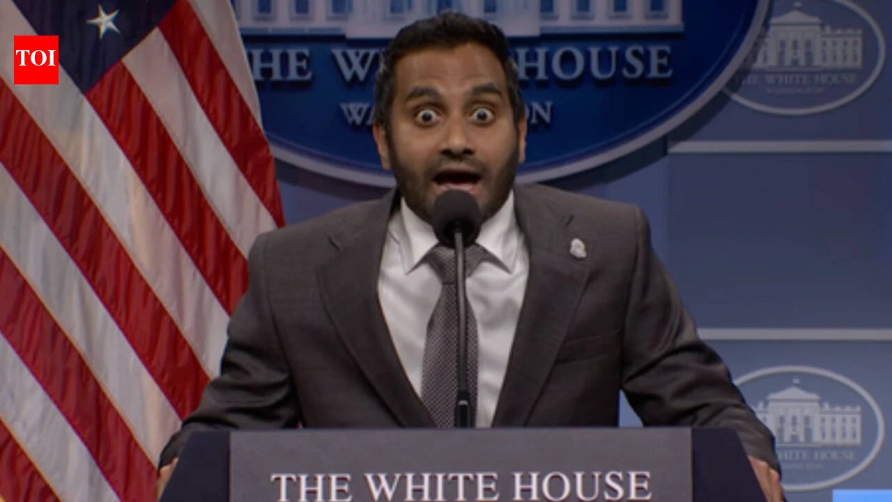 'The first Indian to have a terrible job': 'Saturday Night Live' guest Aziz Ansari mocks Kash Patel