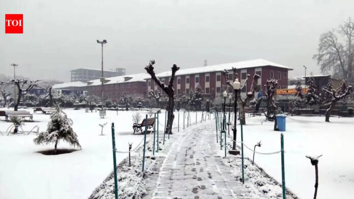 There was snow, rain and mercury plummeting in Kashmir, Himachal Pradesh and Kashmir. Uttarakhand

