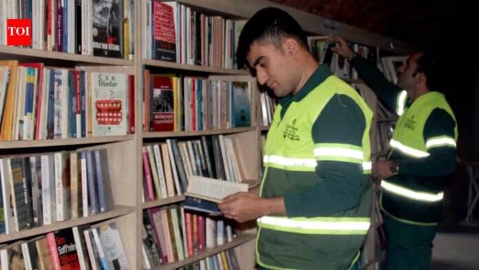Turning waste into treasure: Garbage workers create a 40,000-book library from people's discarded books | World News

