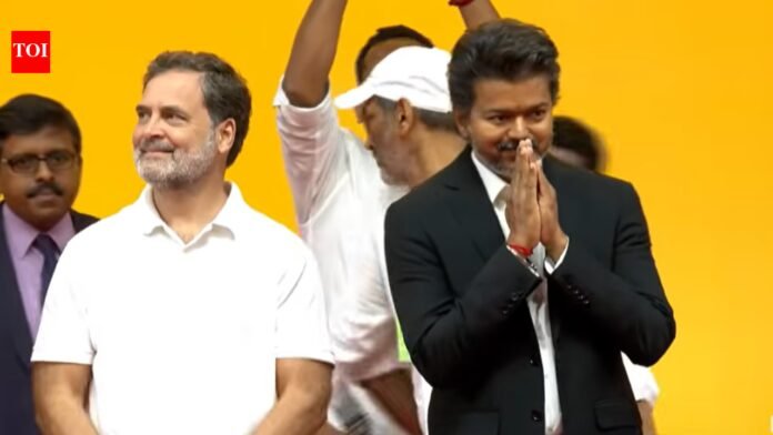 Vande Mataram recited in full: How Tamil Nadu Chief Minister Vijay used expletives to send a message to the BJP at an event

