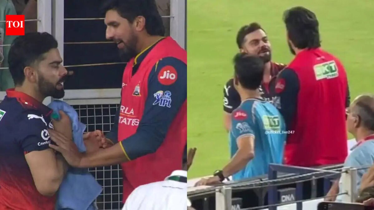 Virat Kohli and Ishant Sharma's bromance goes viral during RCB vs GT match - Watch