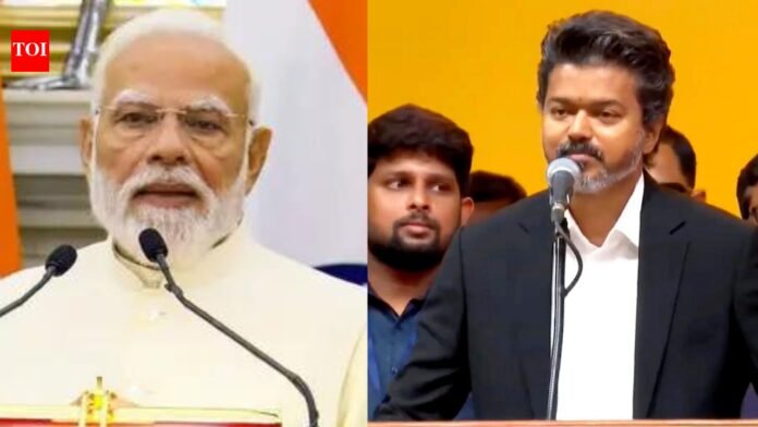 'Will continue to work with Tamil Nadu government': PM Modi congratulates Vijay on being sworn in as chief minister

