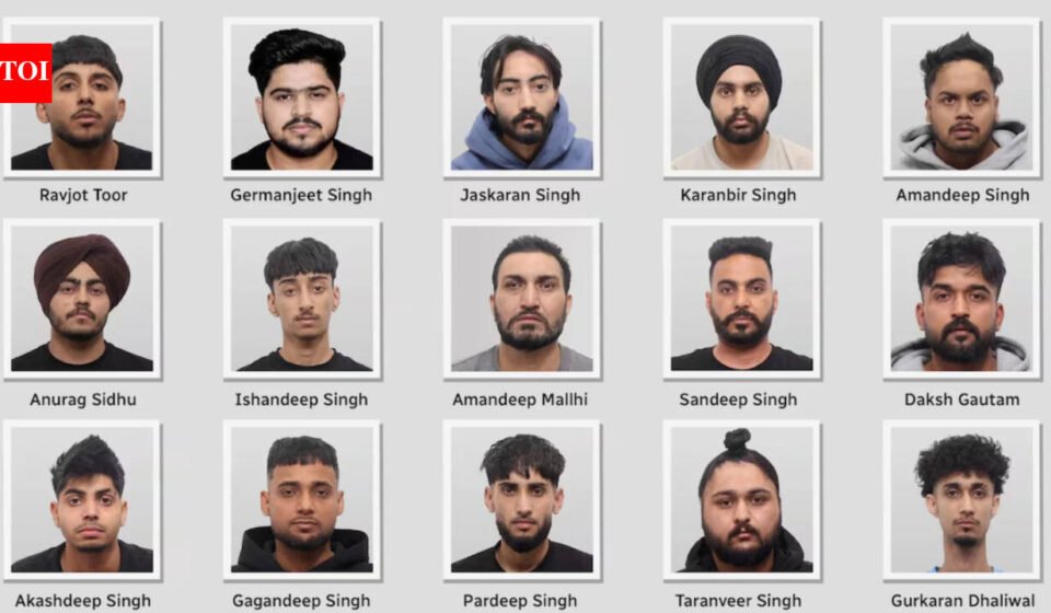 16 men, including Indian accused, arrested in Canada following South Asia extortion probe; all but one released on bail
