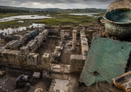 Ancient Temple of Poseidon, lost for 2,500 years, emerges from Greek marshes with mysterious inscribed artifacts | World News