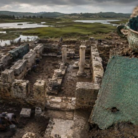 Ancient Temple of Poseidon, lost for 2,500 years, emerges from Greek marshes with mysterious inscribed artifacts | World News