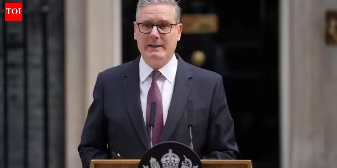 British Prime Minister Keir Starmer resigns