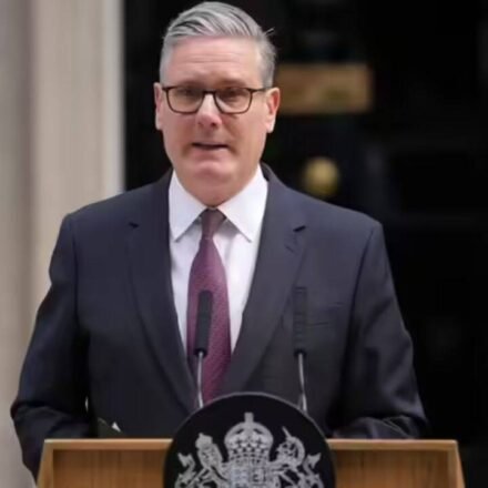 British Prime Minister Keir Starmer resigns