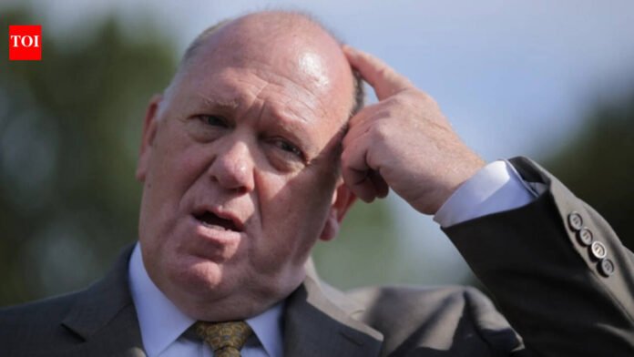 'Cake for dessert': Trump border czar tries food at ICE detention facility after complaints, says he 'couldn't finish it all'

