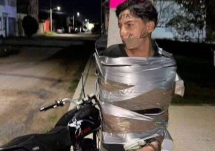 Dark Knight of Jalisco: Mexico's 'Batman' chases motorcycle thieves, sticks them to lampposts