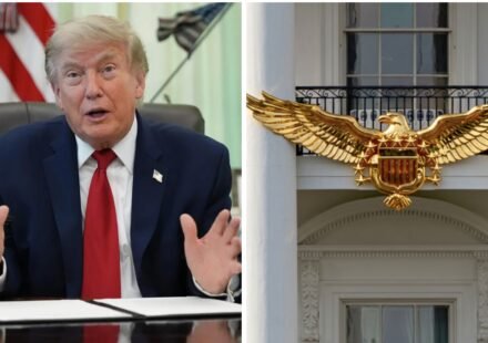 Donald Trump: 'A golden gift to the White House': Trump shares AI-generated image of giant bald eagle to mark 250th anniversary of inauguration