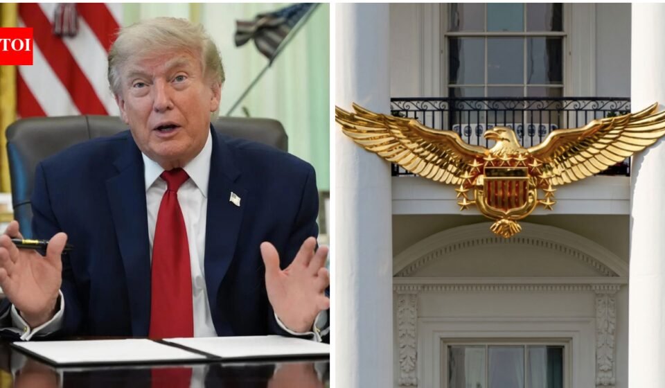 Donald Trump: 'A golden gift to the White House': Trump shares AI-generated image of giant bald eagle to mark 250th anniversary of inauguration