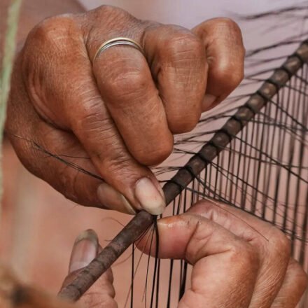 Ecuadorian artisans work to preserve traditional craft of weaving horsehair filters