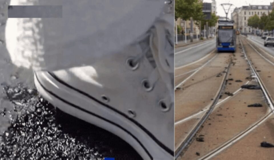 European heatwave: Watch: Europe's record heatwave melts French roads, bends German tram tracks