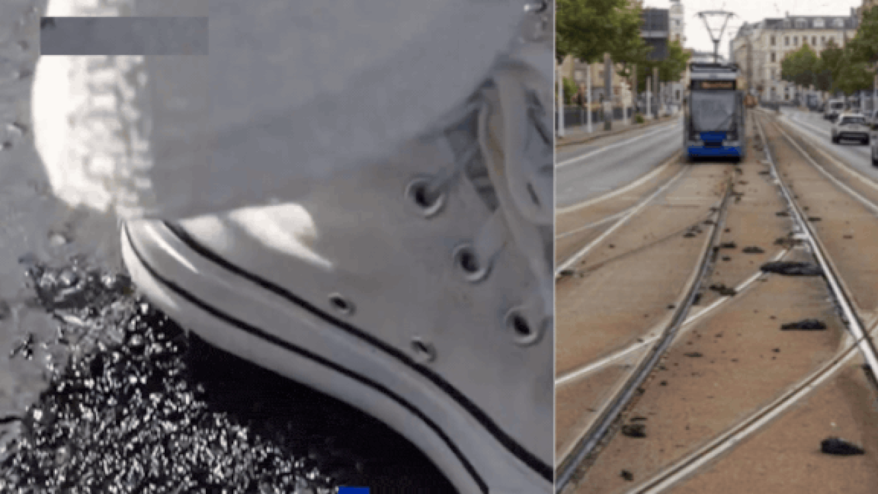 European heatwave: Watch: Europe's record heatwave melts French roads, bends German tram tracks