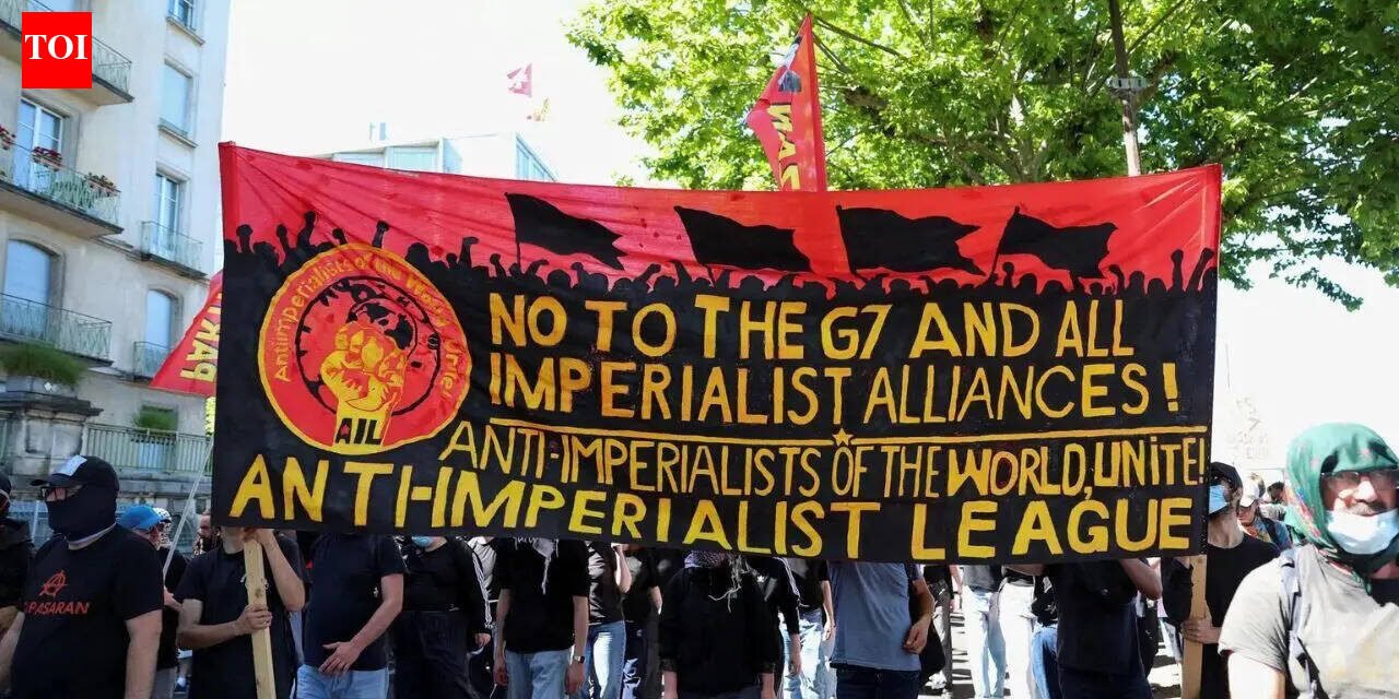 G7 Summit Protests: On the eve of the G7 Summit, large-scale protests broke out in Geneva, and 20,000 demonstrators clashed with the police World News