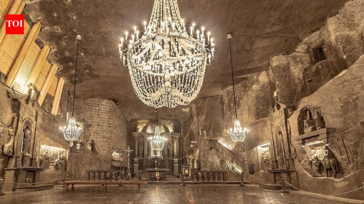 Hidden wonders: Poland's 700-year-old underground salt mine is a hidden city with churches, lakes and sculptures carved from salt | World News
