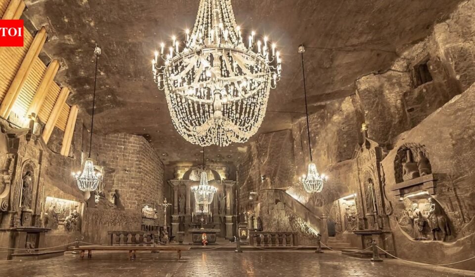 Hidden wonders: Poland's 700-year-old underground salt mine is a hidden city with churches, lakes and sculptures carved from salt | World News
