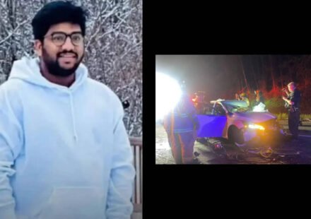 Indian student fights for life after US traffic accident; underage driver crashes into own vehicle in Alabama