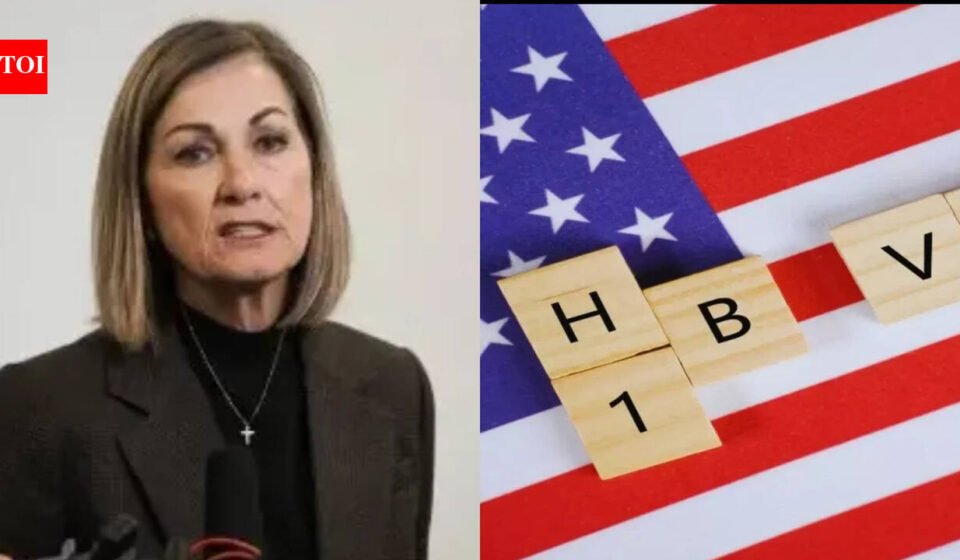 Iowa governor issues statement amid job fears: 'Hiring H-1B visa holders was never considered during our negotiations'