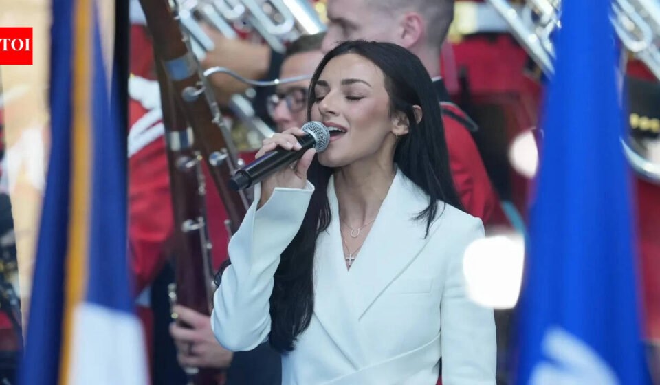 Kash Patel's girlfriend says it's an honor to sing national anthem on Freedom250, she doesn't charge money