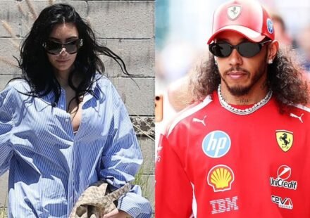 Lewis Hamilton steals the show with bold new Barcelona paddock look as Kim Kardashian exits Europe International Sports News