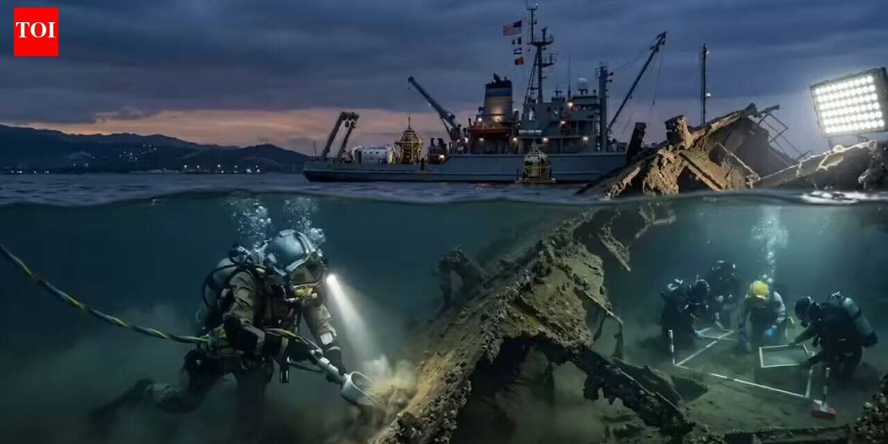 Lost 1944 Hellship finally found 160 feet below seafloor | World News