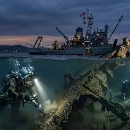 Lost 1944 Hellship finally found 160 feet below seafloor | World News